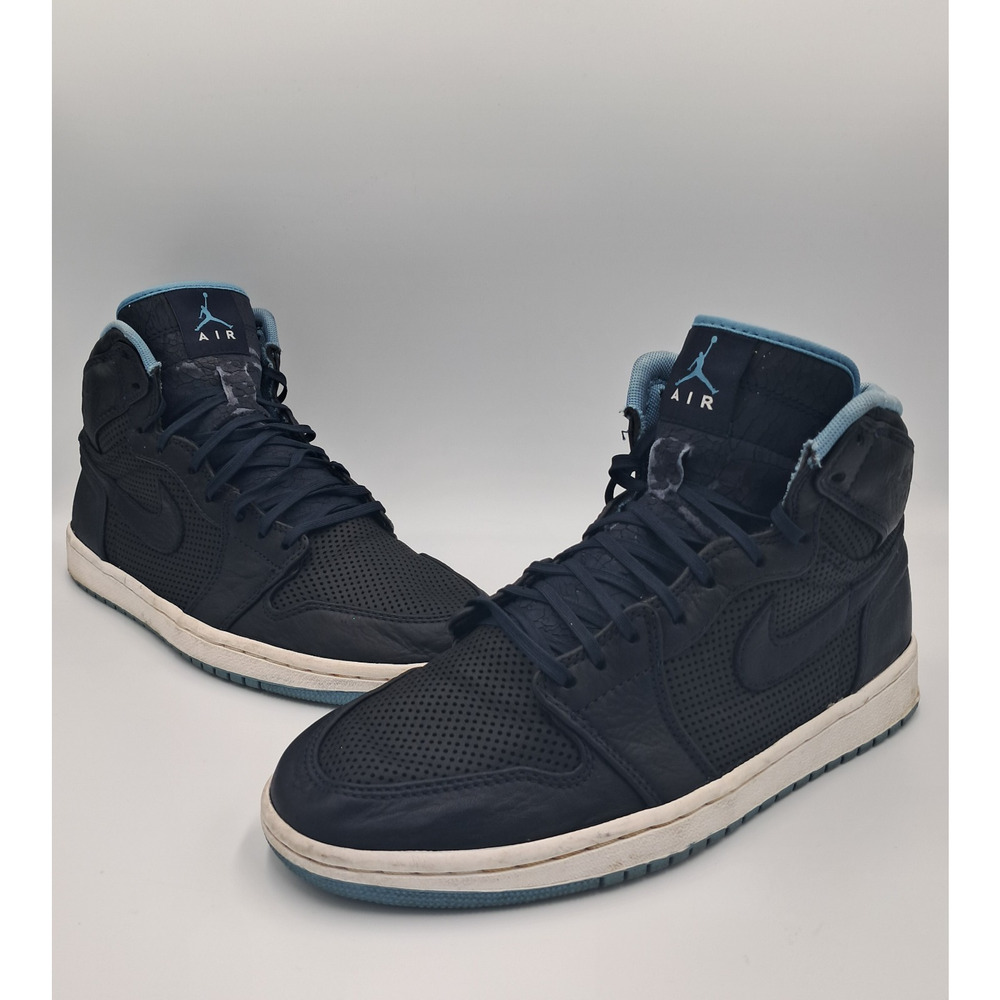 Size 9.5 - Vtg Air Jordan 1 Retro Hi Premier 'Cerulean' - 332134-441